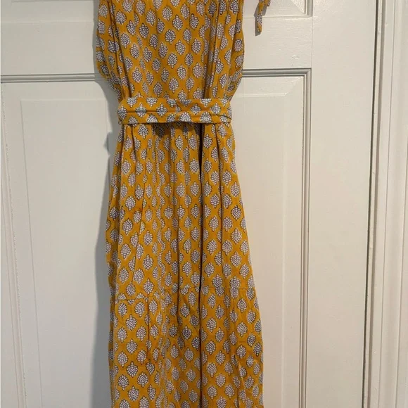 Yellow Patterned Women's Dress - Emerson Fry - Picture 4 of 5